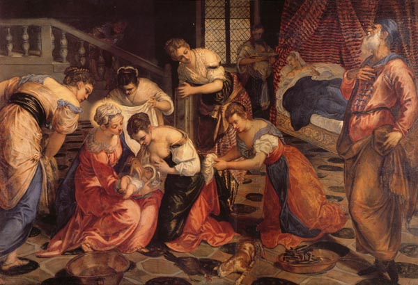 Jacopo Tintoretto The Birth of St.John the Baptist